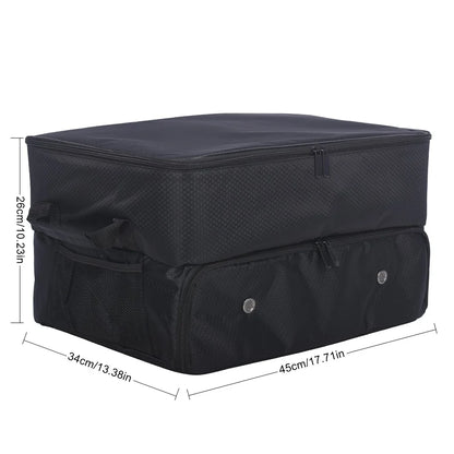 Golf Trunk Organizer – Waterproof Car Bag with Large Storage Box for Shoes, Balls, Tees, Clothes, Gloves & Accessories