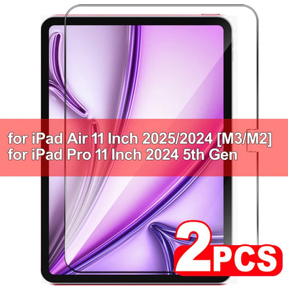 Tempered Glass Screen Protector for iPad — Shatterproof Protective Film for iPad Air 11, 11th & 10th Gen, 11–13-inch Models