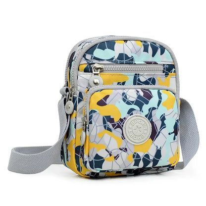 Fashion Oxford Cloth Crossbody Shoulder Bag - Waterproof Multi-Pocket Women’s Mobile Phone Storage Handbag