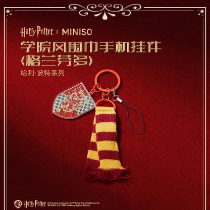 Original Harry Potter Gryffindor Scarf Keychain – Preppy Style Mobile Chain Bag Ornament Gift