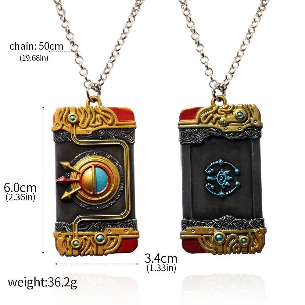 Skyward Sword Heart Keychain - Red Crystal Heart Container Pendant for Fans