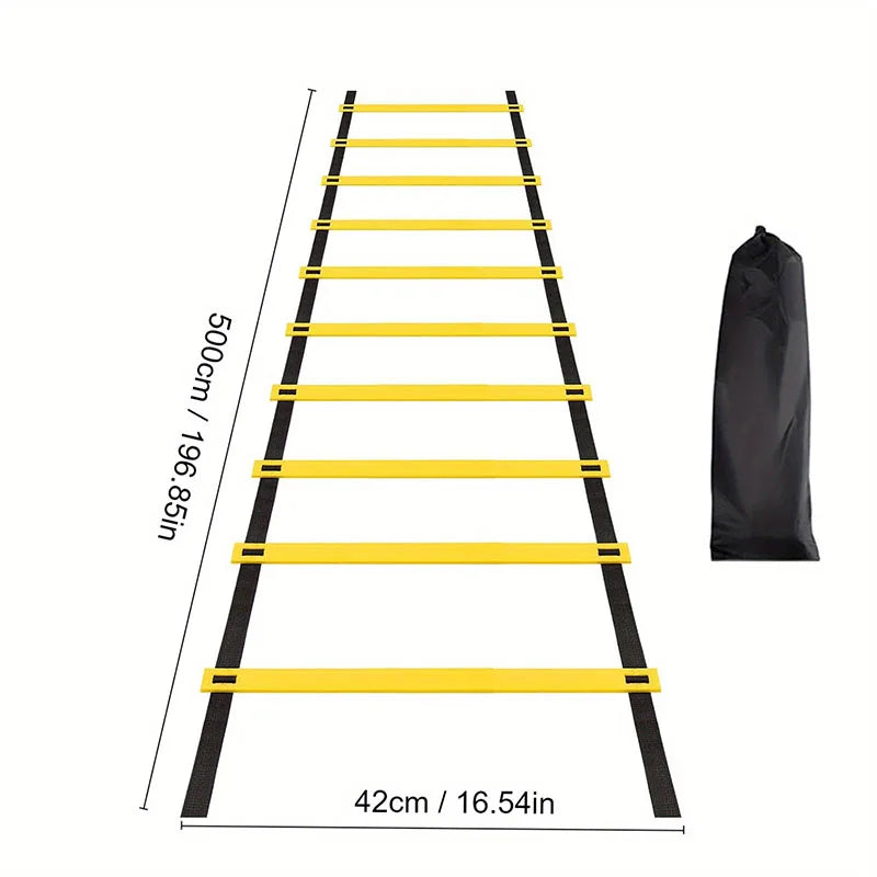 Agility Training Ladder - Nylon Speed & Flexibility Training Equipment for Football, Sports & Fitness