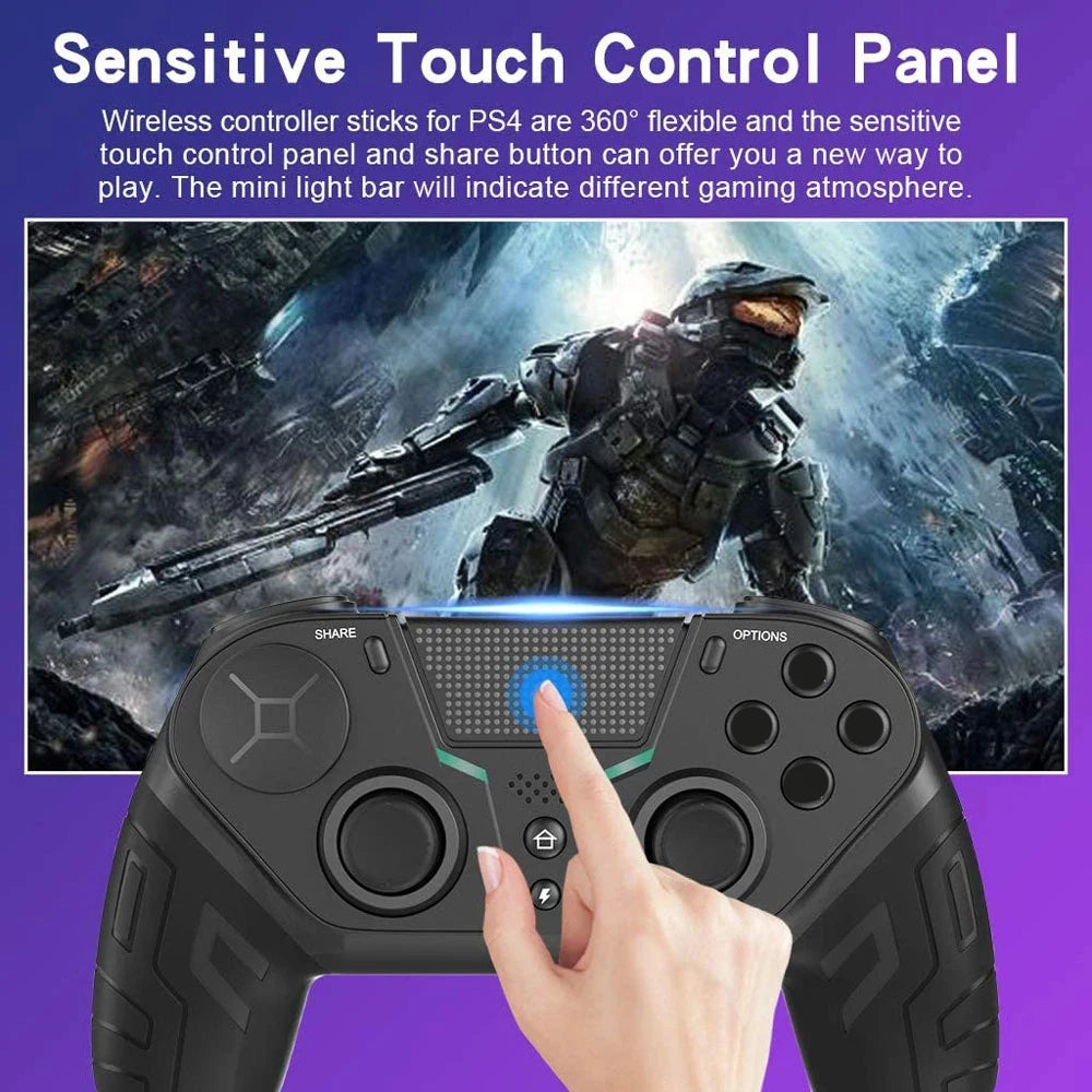 Wireless Bluetooth Controller – Compatible with PS4, PS3, PC, Android, TV & Mobile Gaming