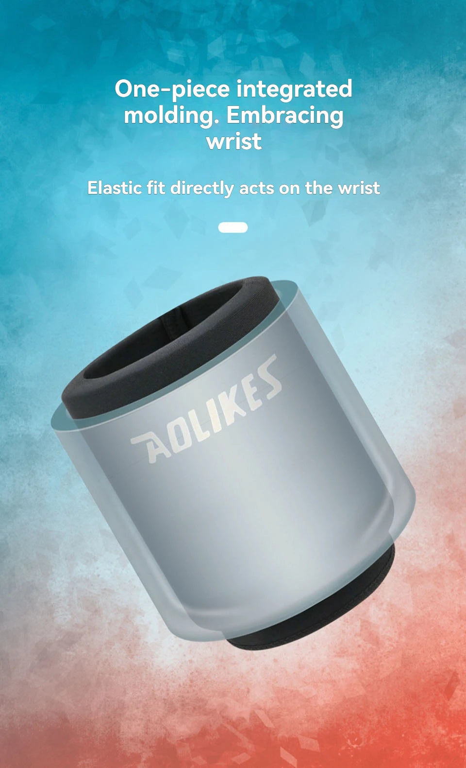 AOLIKES Wrist Ice Pack Wrap – Reusable Cold & Hot Gel Brace for Pain Relief and Injuries