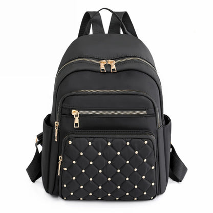 High-Quality Nylon Women's Backpack - Large Capacity, Versatile and Casual Travel Shoulder Bag for Teens