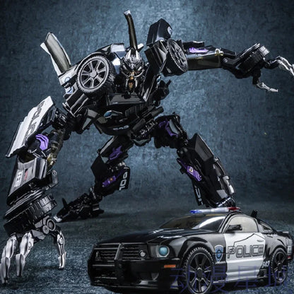 BMB Transformation LS02 Barricade – KO MPM05 Black Mamba MP Action Figure Robot Toy Collection