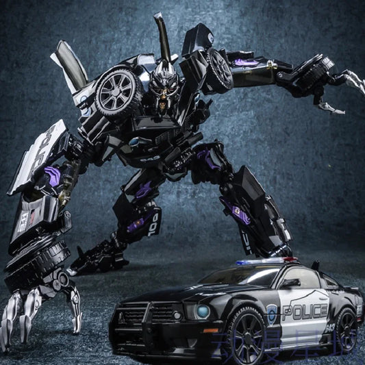BMB Transformation LS02 Barricade – KO MPM05 Black Mamba MP Action Figure Robot Toy Collection