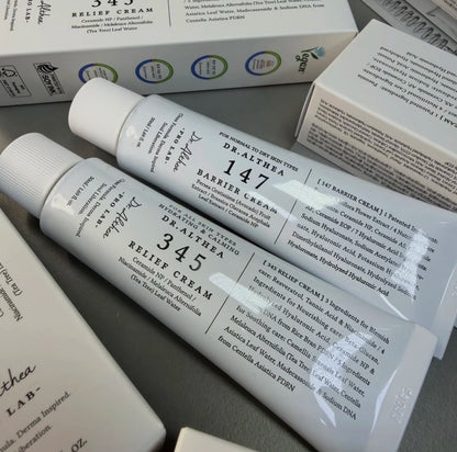 Dr.Althea 147 Barrier & 345 Relief Cream - Facial Moisturizer with Collagen, Centella Asiatica & Hyaluronic Acid