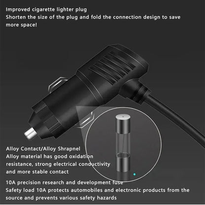 Dual USB Car Charger – Multi-Function Power Adapter Plug for 3 Devices