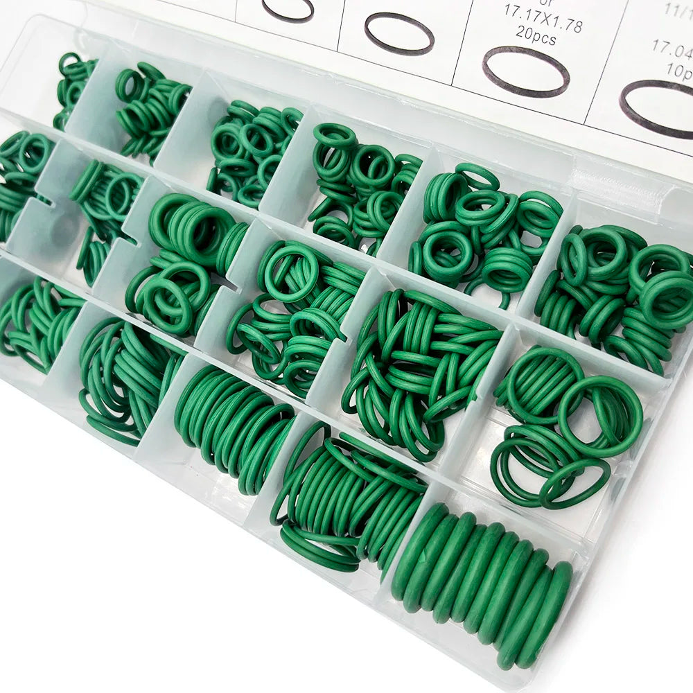 Nitrile Rubber O-Ring Assortment Kit: High-Pressure Sealing Set for Plumbing, Automotive, and Faucet Repair