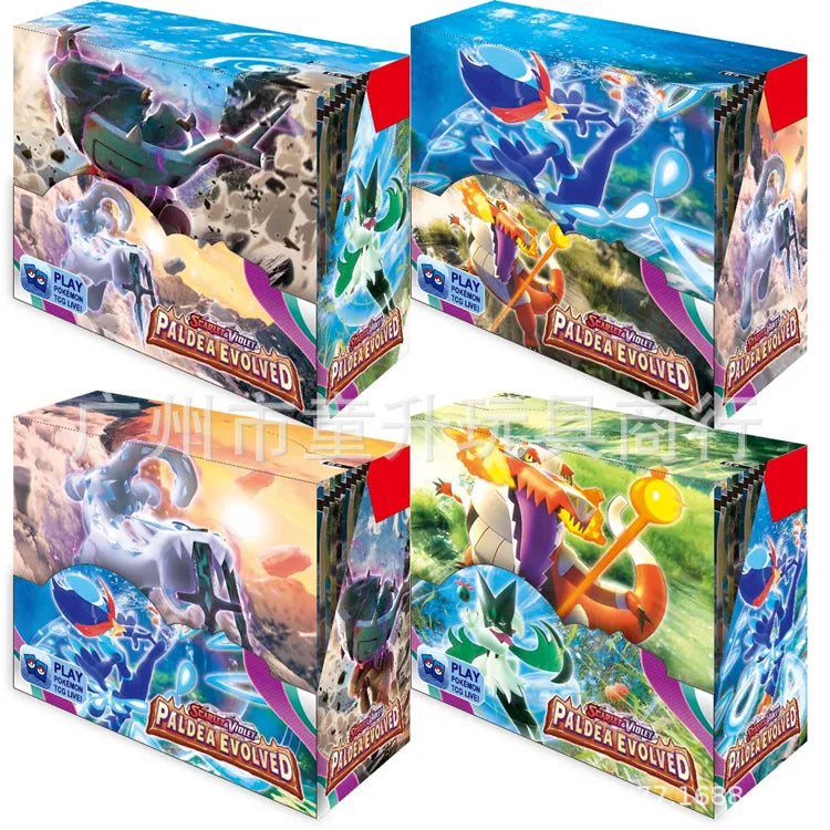 360-Piece Pokémon Card Set – Prismatic Evolutions Scarlet & Violet, 151 Surging Sparks Paldean Fates English Booster Battle Cards
