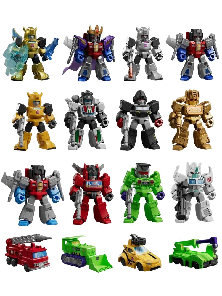 Original Blokees DIY Transformation Building Blocks – Optimus Prime, Megatron & Bumblebee Movable Figures Blind Box Kids Toy Collection