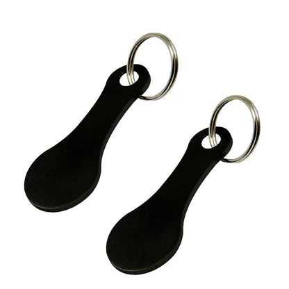 Shopping Cart Token Keychain – Portable Stainless Steel Key Ring for Daily Use Accessories
