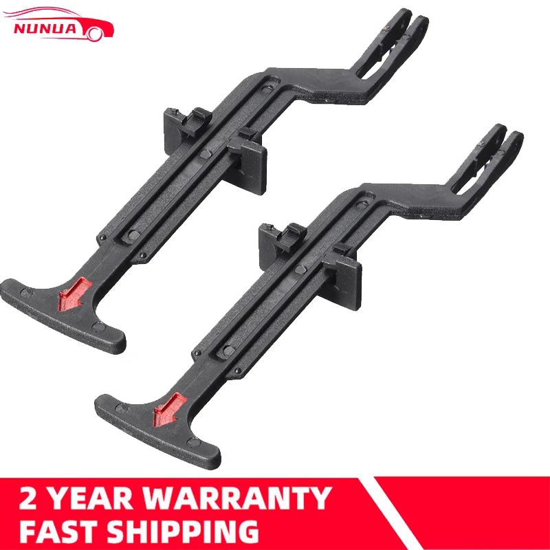 2Pcs Hood Release Rod Lock Clips - Black Bonnet Latch Handle Replacement for VW Volkswagen Passat B5/B5.5 1998-2004