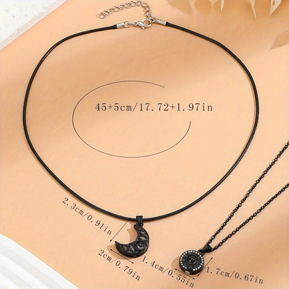 Luminous 100 Languages I Love You Necklace - Glow in the Dark Couple Pendant Gift