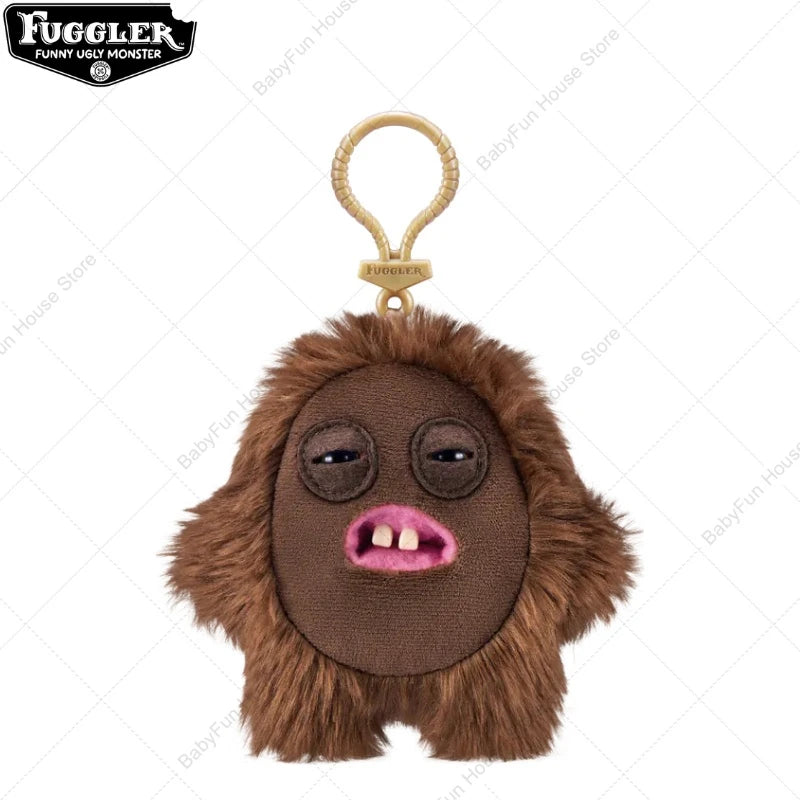 Original Fuggler Ugly Teeth Plush Keychain – Wide-Eyed Monster, Alien & Rabbit Peluche Pendant Toy