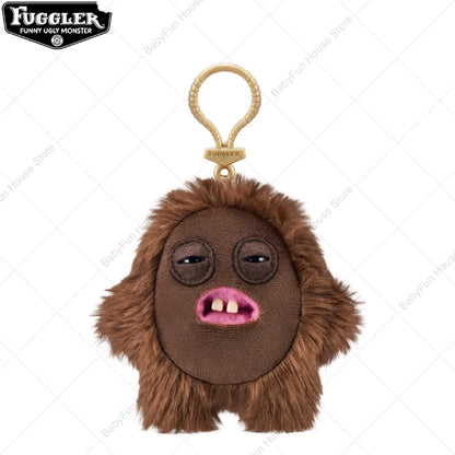 Original Fuggler Ugly Teeth Plush Keychain – Wide-Eyed Monster, Alien & Rabbit Peluche Pendant Toy