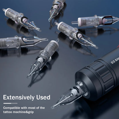 EZ Revolution RC0803RLT Tattoo Cartridge Needles - Round Liner Super Tight 7mm Taper for Rotary Pen Machine 20-Pack