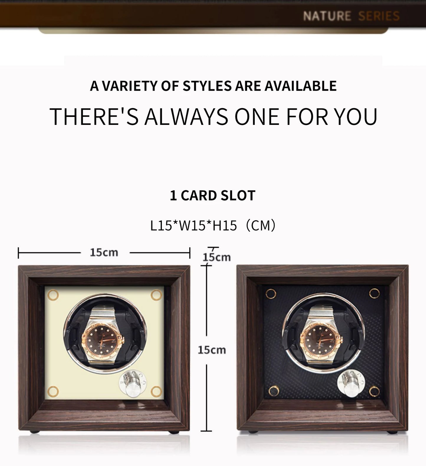 IBBETON Luxury Wood Watch Winder – High-End Automatic Watch Box (2/4/6 Slots) with Mabuchi Mute Motor & Storage Cabinet
