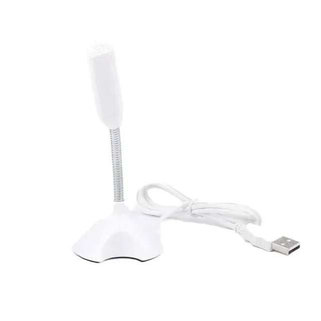 USB Studio Microphone with Adjustable Stand - Desktop Gaming, Streaming & Recording Mic for Laptop & Computer