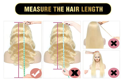613 Honey Blonde Body Wave HD Lace Front Wig – 13x6 Transparent Lace, 13x4 Glueless Human Hair Wig, 180 Density for Women