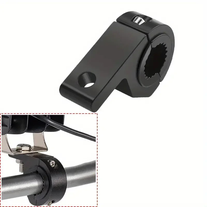 Universal Headlight Clamp Brackets Kit – 1/2pcs Tube Mount for Car, Truck, ATV & Motorcycle LED Work Lights
