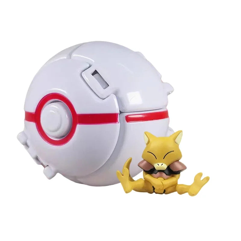 Pokemon Pokeball Figurine — Anime Action Figures including Pikachu & Charizard, Kids Collectible Toy Gift