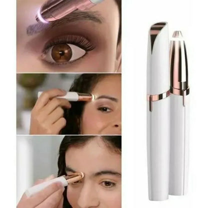 Electric Eyebrow Trimmer - Mini Rechargeable Facial Hair Remover and Portable Women’s Body Shaver Tool