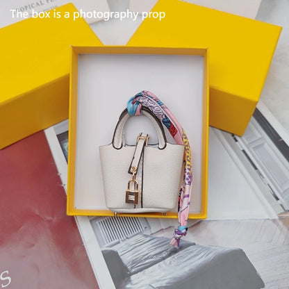 Mini Bag Pendant Keychain – Creative Portable Zero Wallet, Bracelet, and Bluetooth Earphone Multifunctional Hanging Accessory