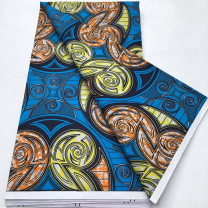 African Wax Print Fabric - Nigerian Ankara Batik Dutch Fabric for Women’s Dresses & Sewing Materials