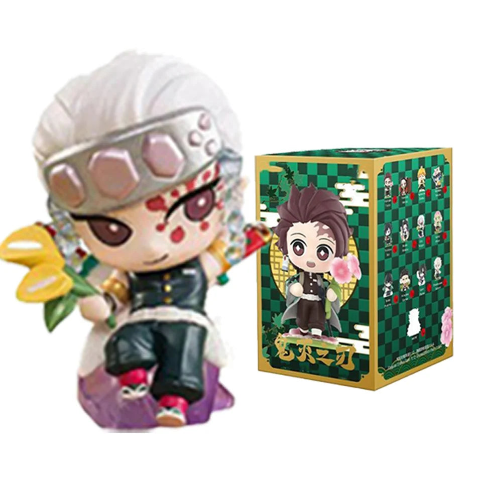 Demon Slayer Tanjiro & Nezuko Figure Blind Box – Anime Cartoon Statue Model Ornament, Creative Surprise Gift