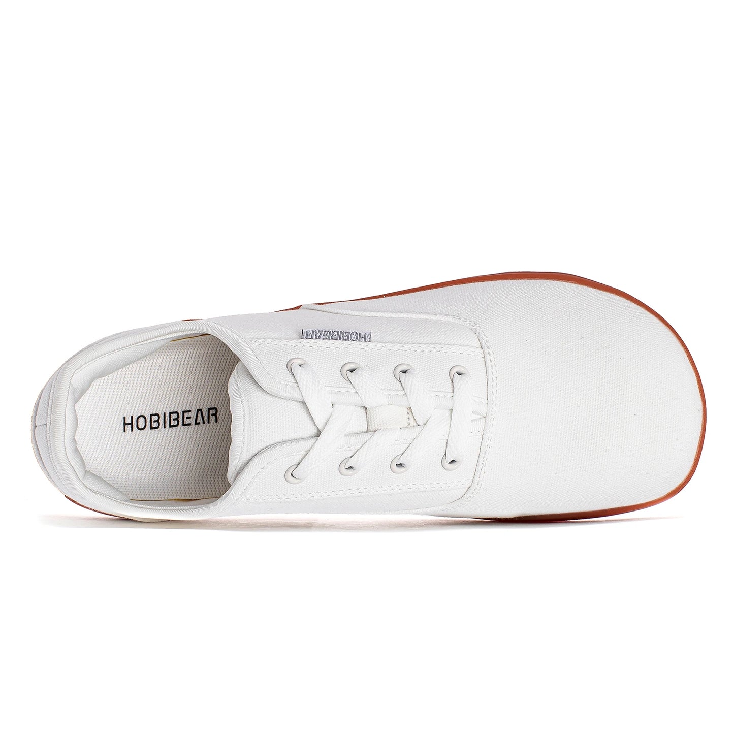 HOBIBEAR Men’s Barefoot Canvas Shoes – Minimalist Zero Drop Sneakers with Wide Fit