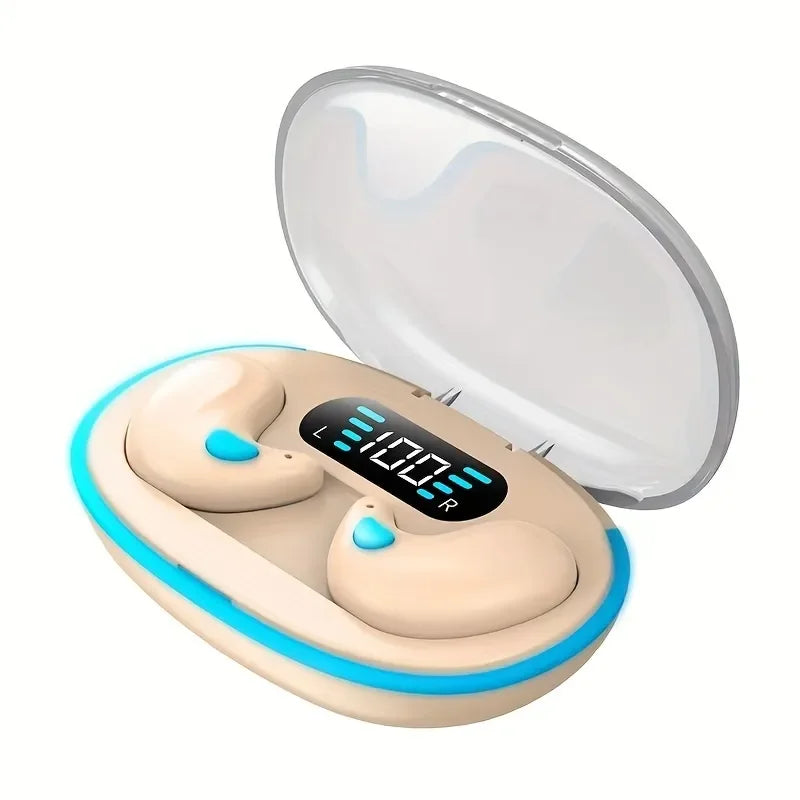 X55 Bluetooth Wireless Earbuds - Ear Hook Headphones With HiFi Stereo Bass Noise Reduction Sports Headset