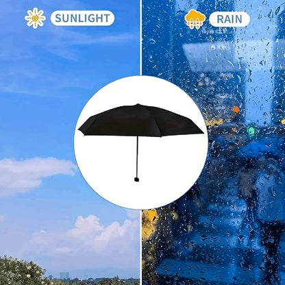 Ultra-Light Portable Mini Umbrella — Sixfold UV-Resistant Travel Umbrella (1pc)