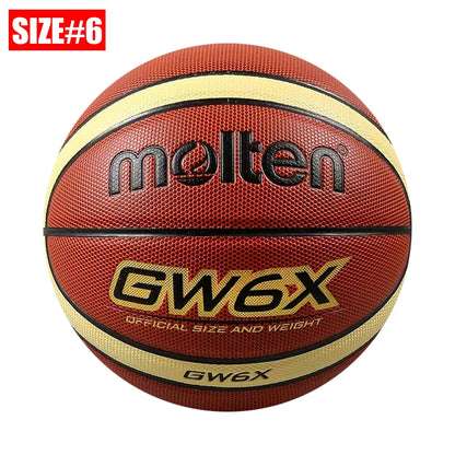 2025 Molten Basketball — Official Size 5/6/7 PU Indoor & Outdoor Ball for Men, Training, Match & Team Games