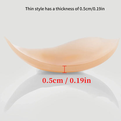 Reusable Silicone Front Button Chest Patches — Invisible Strapless Self-Adhesive Breast Lift for Women’s Underwear