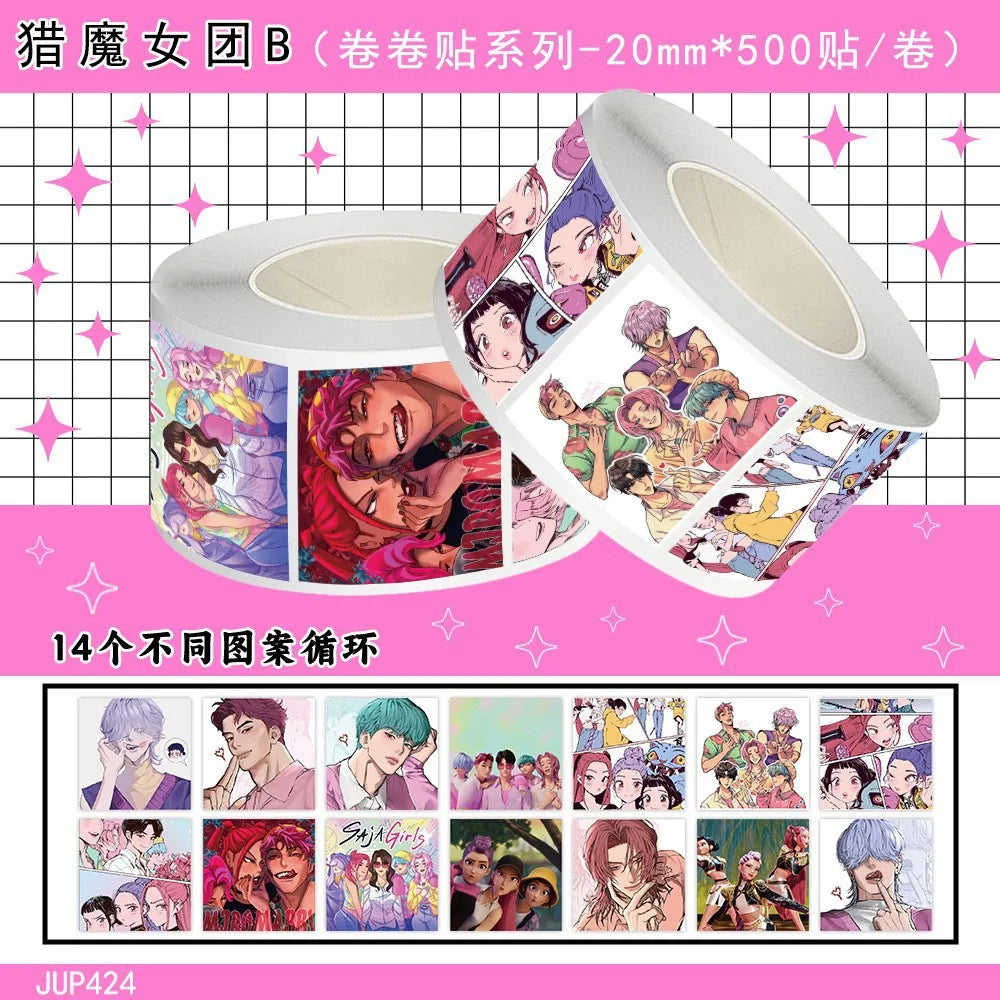 K-Pop Demon Hunters Birthday Party Favors — Keychains, Candy Boxes, Stickers & Masks for Kids