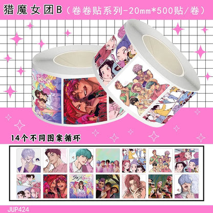 K-Pop Demon Hunters Birthday Party Favors — Keychains, Candy Boxes, Stickers & Masks for Kids