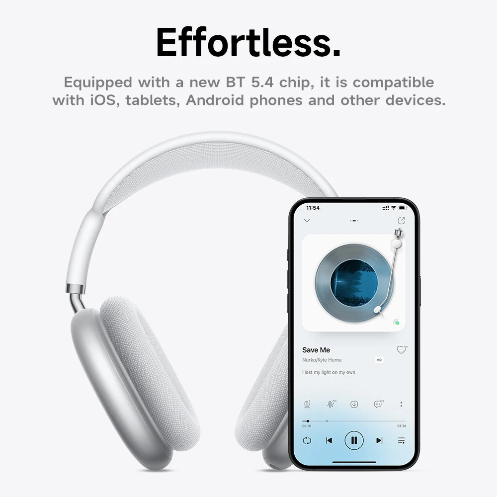 HOCO W65 Plus ANC Bluetooth Headphones – Over-Ear Wireless HiFi Sport Headset with Noise Reduction & Control Button