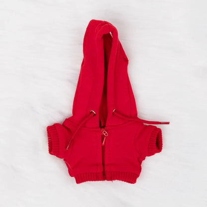 15/17cm Labubu Doll Hooded Zipper Sweatshirt Outfit Set – Stylish Ropa Accessories