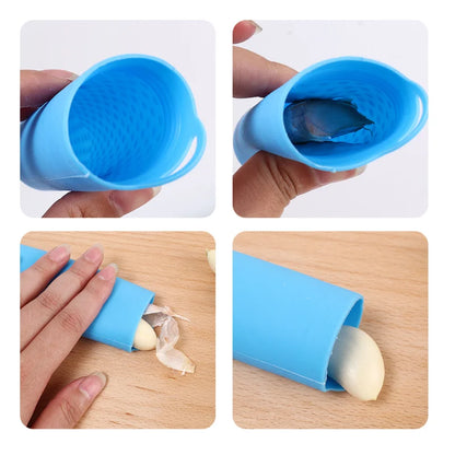 Creative Silicone Garlic Peeler - Easy Peeling Kitchen Tool for Daily Necessities and Household Goods
