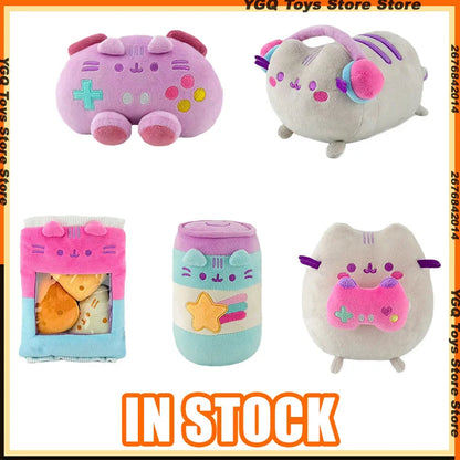 Cute Anime Cat Plush Doll - Soft Stuffed Toy for Birthdays, Christmas, and Collectible Gifts