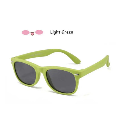 Kids Polarized Sunglasses – Classic Designer UV Protection Eyewear with TAC Lenses & TR90 Flexible Safety Frame for Boys & Girls