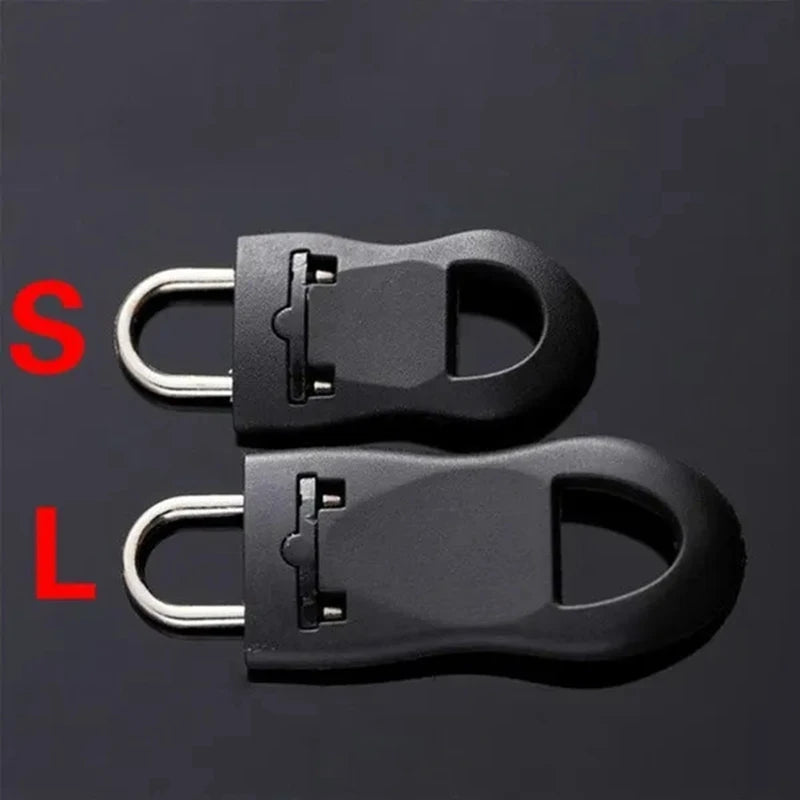 10Pcs Tool-Free Replacement Zipper Heads - Removable Pullers for Luggage, Schoolbags, Clothing, Easy Fix for Broken Zippers