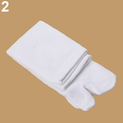 Unisex Split Toe Tabi Socks – Breathable Kimono Ninja Geta Flip Flop Two-Finger Sandal Socks