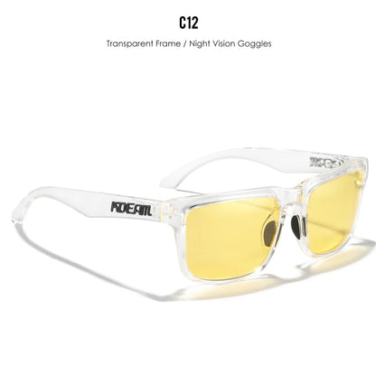 KDEAM Large Size Polarized Men’s Sunglasses – Photochromic Night Vision Oversized Fashion Shades for Men & Women, 154mm Width