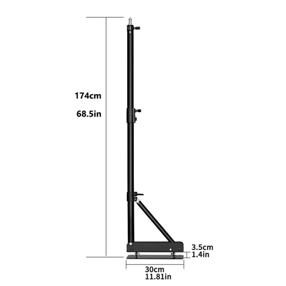 170cm Heavy Wall Mount Boom Arm – Projector Bracket for Photography Studio, Softbox, Video Strobe & Ring Lights