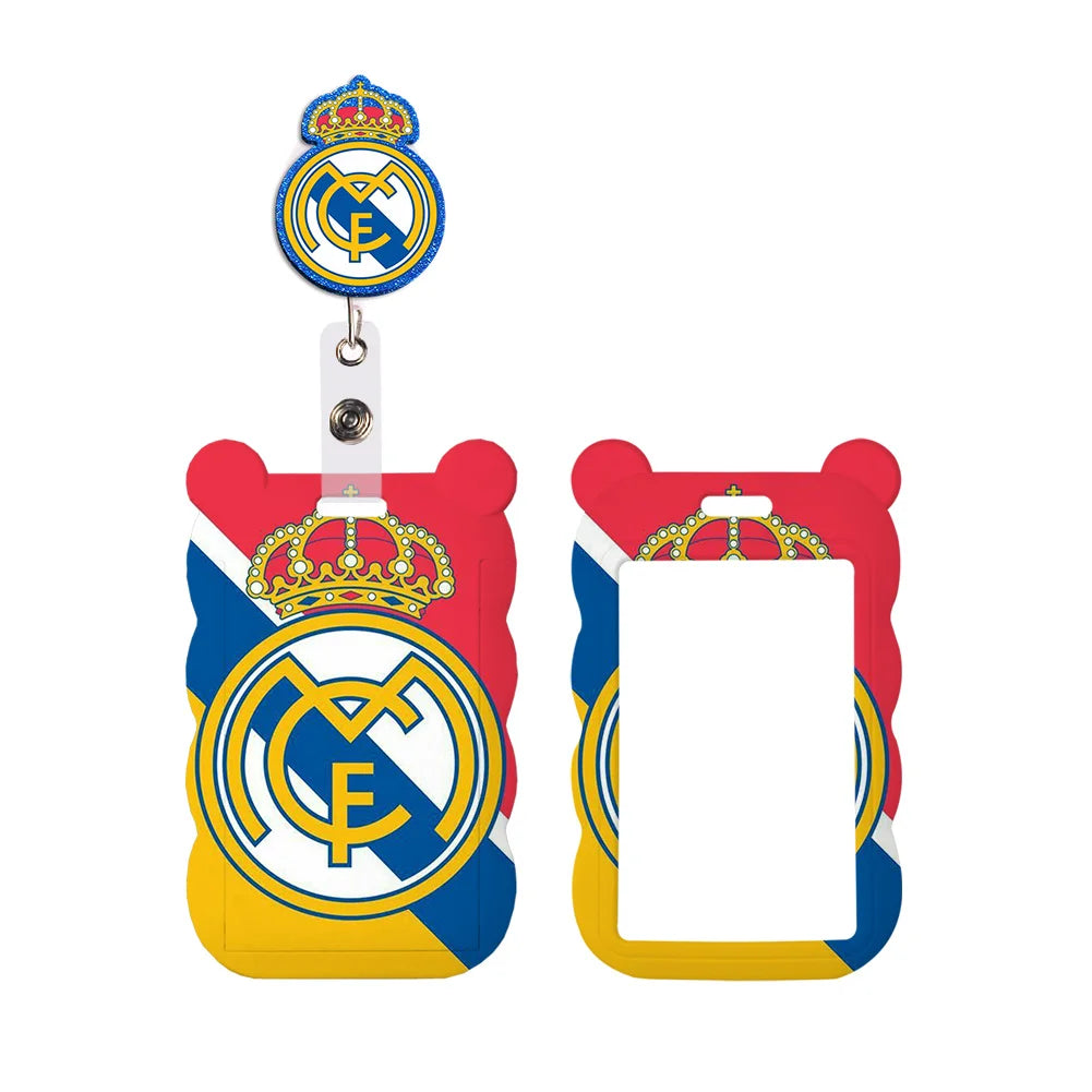 Spanish Football Neck Strap Lanyard – Cartoon Badge Holder ID Card for Kids, Students, Girls & Boys Gift