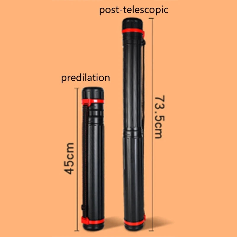 Telescoping Poster & Document Storage Tube – 7/10.5cm Extendable Carrying Case Holder