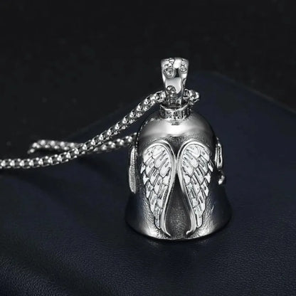 Angel Guardian Biker Riding Bell – Portable Motorcycle and Bicycle Gift Accessory